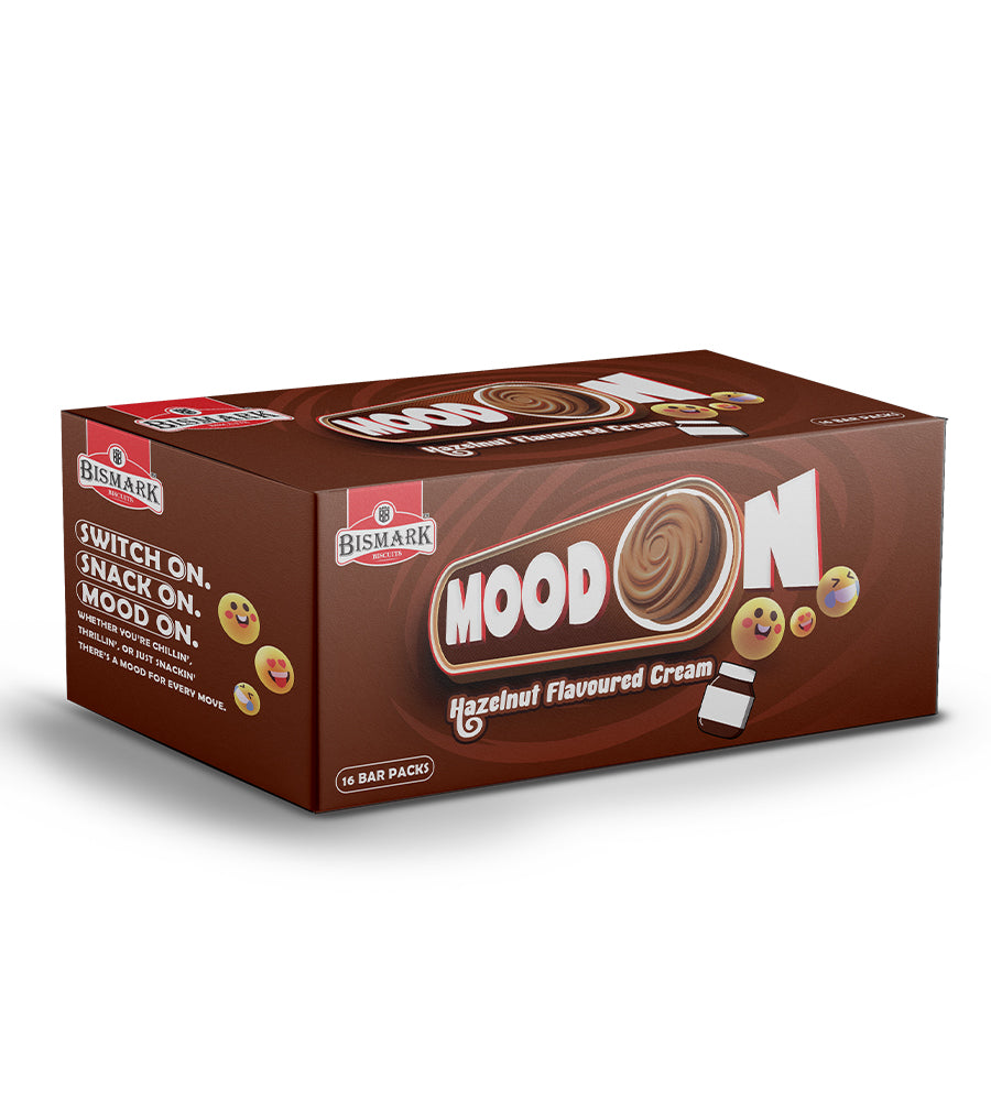 Mood On Hazelnut Biscuits Bar Pack Box