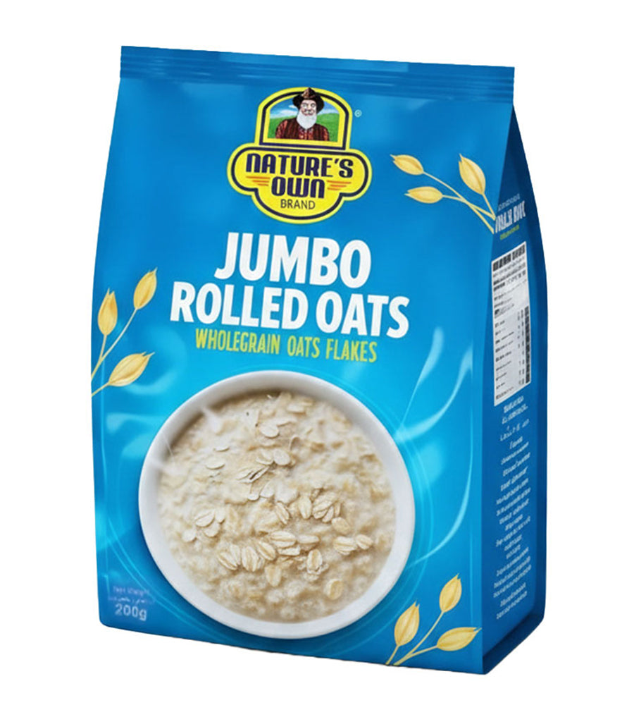Nature's Own Jumbo Rolled Oats (200G)