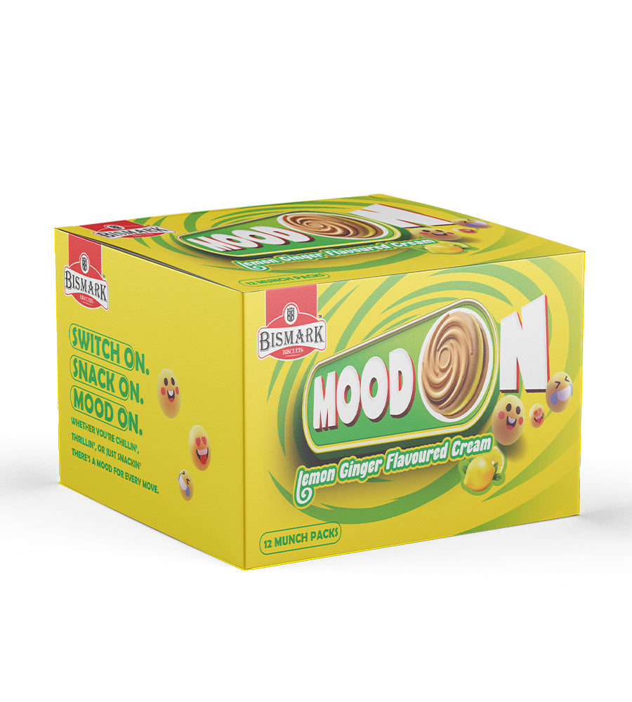 Mood On Lemon Ginger Biscuits Munch Pack Box