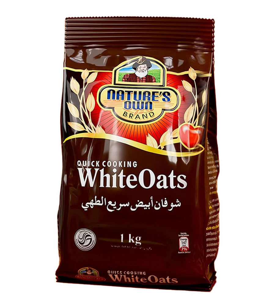 Nature's Own White Oats Pouch 1KG