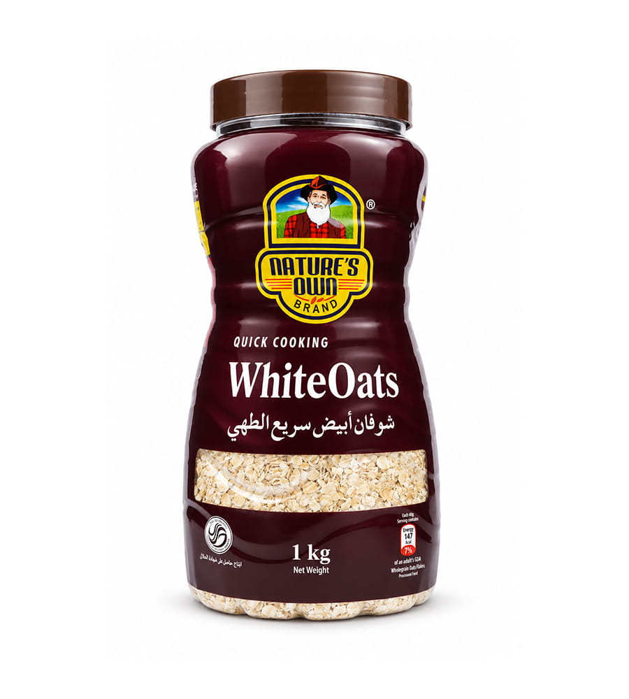 Nature's Own White Oats 1KG Jar