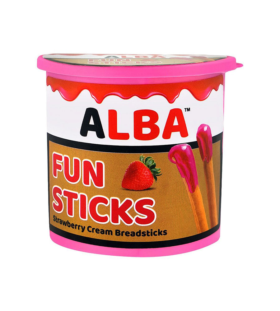 Alba Strawbery Cream With Breadsticks (Joy Stick)