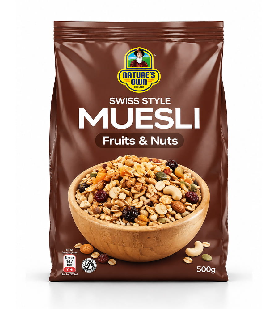 Nature's Own Swiss Style Muesli Fruits & Nuts 500g
