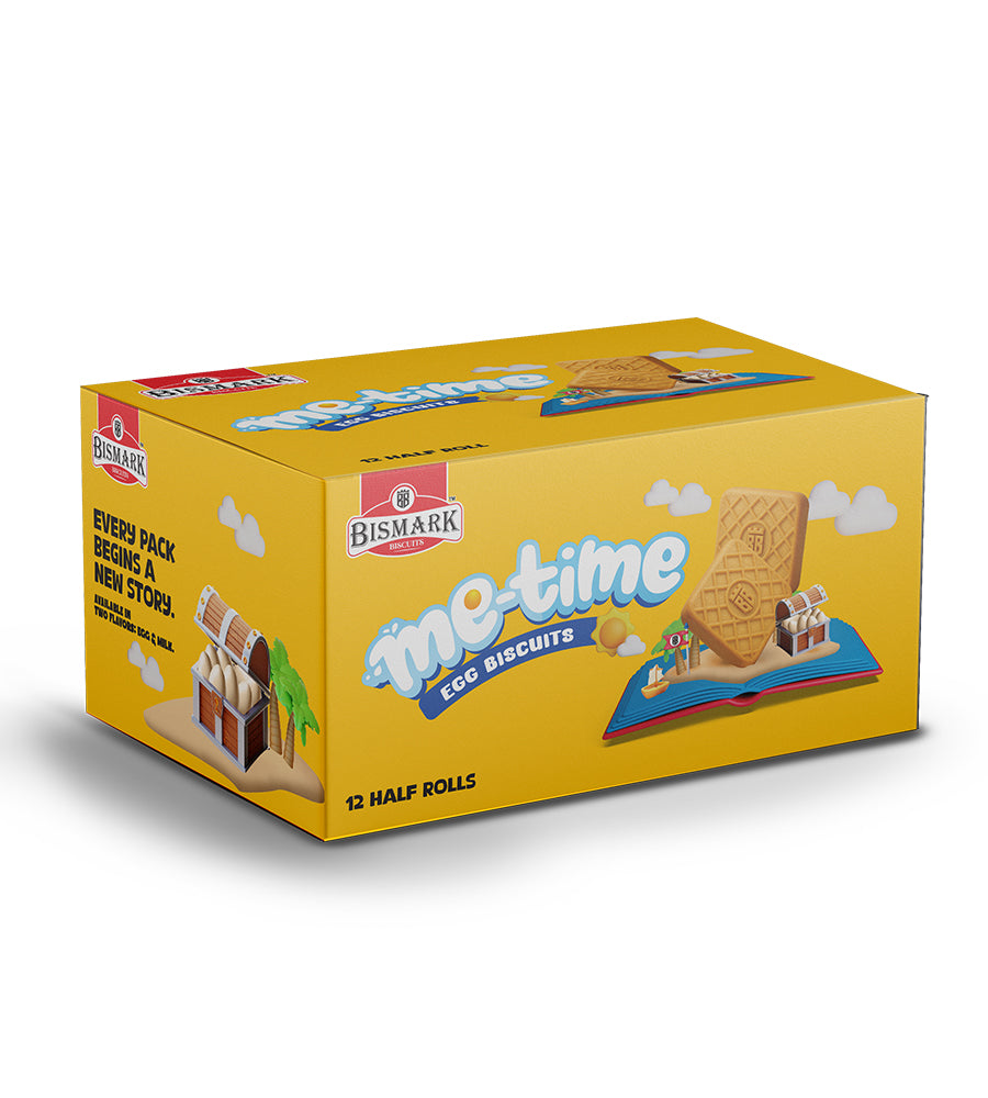 Mee Time Egg Biscuits Half Roll Box