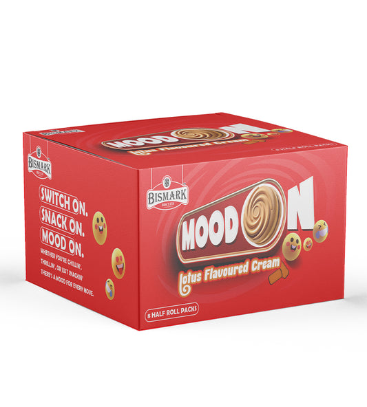 Mood On Lotus Cream Biscuits Half Roll Box