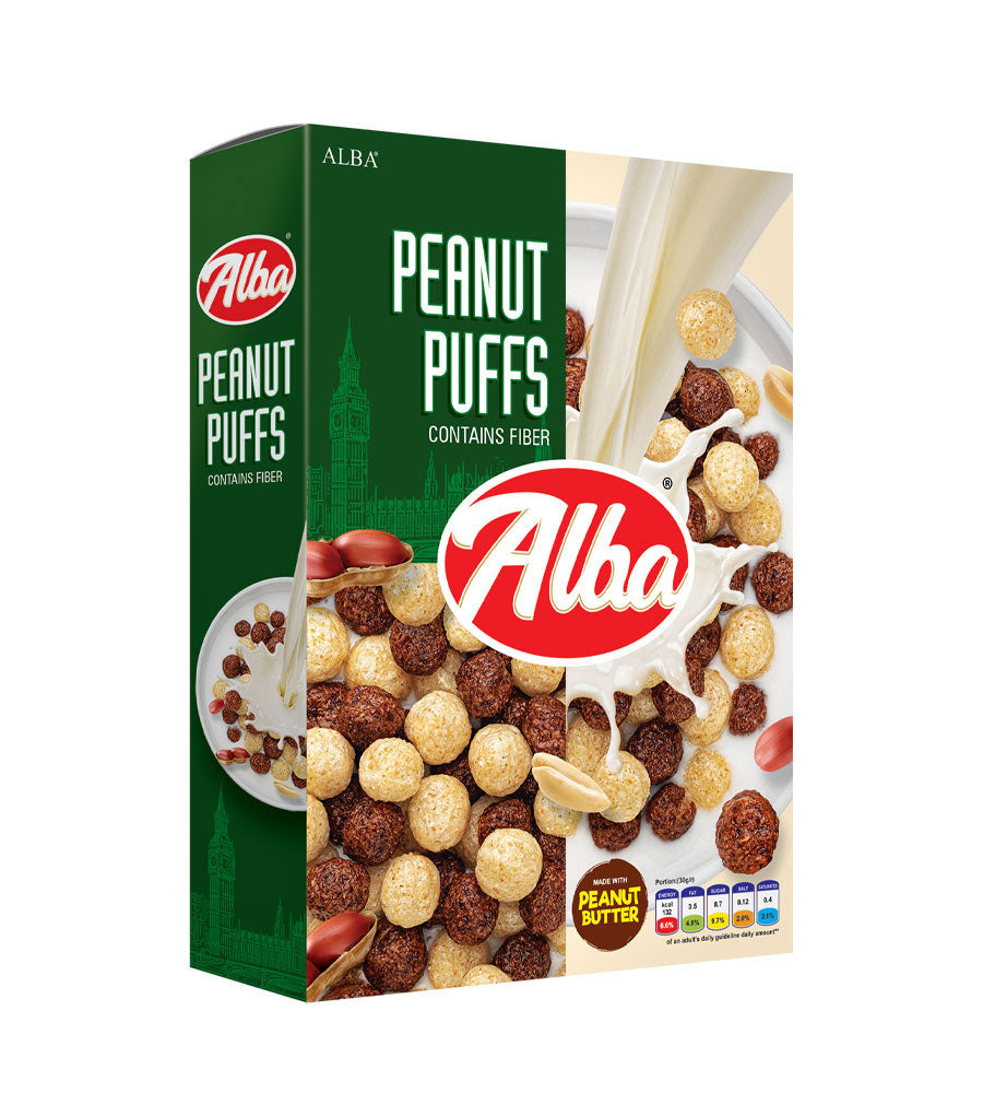 Alba Peanut Puffs Box 375G