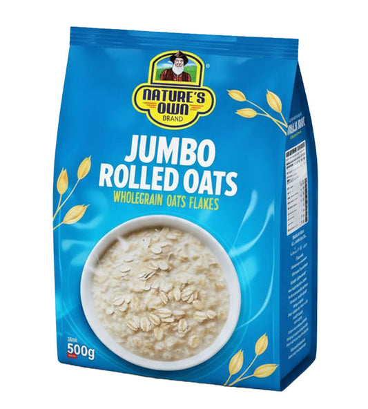 Nature's Own Jumbo Rolled Oats (500G)