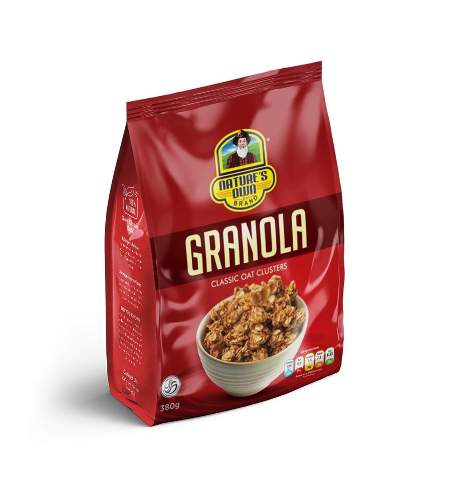 Nature's 380g Classic Oat Clusters Granola