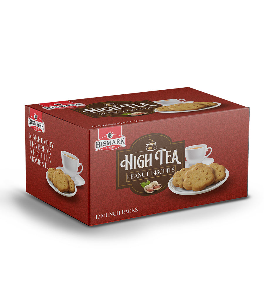 High Tea Peanut Biscuits Munch Pack Box