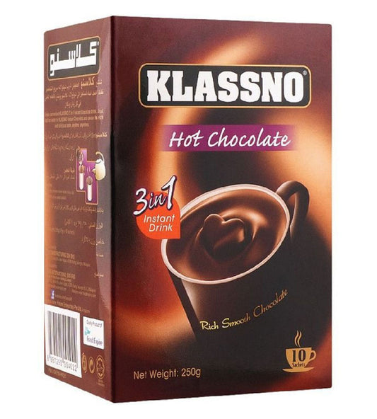 Klassno Hot Chocolate Coffee 3 In1 250gm (10 Sachet)