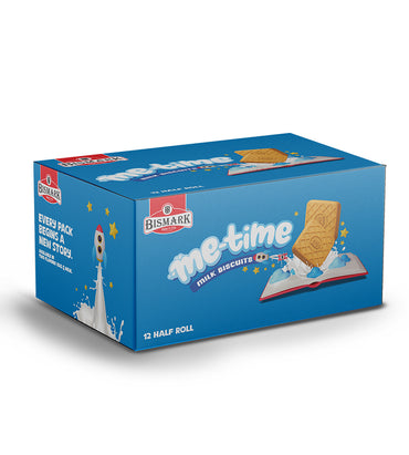 Mee Time Milk Biscuits Half Roll Box