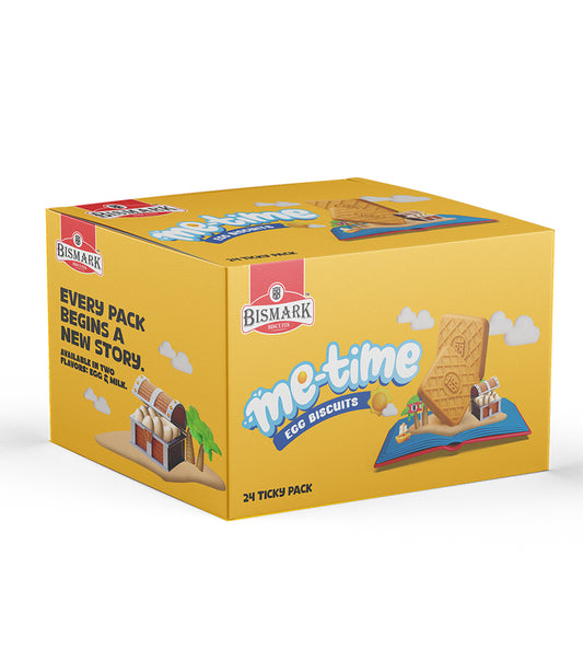 Mee Time Egg Biscuits Ticky Pack Box