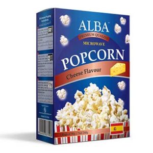 ALBA CHEESE MICROWAVE POPCORN