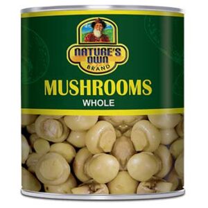 NATURE'S OWN  MUSHROOMS WHOLE 380GM ( TIN )