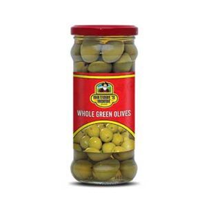 NATURE'S HOME WHOLE GREEN OLIVES 370GM (DW-180GM)